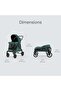 Q1 -2.0 Multi - Use Wagon Stroller- Emerald Green - 3