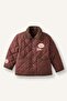 Windproof Quilted Pocketed Coat with Arma Detail for Baby Boy H0062A526Au