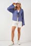 Women's blouse 952 indigo - 3