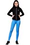 Stand Up Collar Coat Black | Women's Zipper Jacket | Beach Coverup Activewear - 2