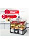 Food Dehydrator, Electric 5 Layer Fruit Vegetable Meat Dryer, Professional 360 Degree Hot Air Circulation System, 5 Stackable Drying Trays - 4