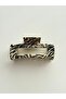 Zebra Patterned Latch Buckle 10 cm - 3