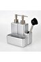 Iris Two-Fluid Sponge Holder Silver