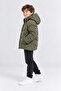 Boy's Hooded Fleece Inside Waterproof Inflatable Warm Winter Coat Ak4281 - 4