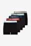 Men's Premium Pure Cotton Black 5-Piece Flexible Boxer Pack (Groom's Package) Dowry Set