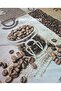 Lined Core Coffee Cappuccino Written Cup Pattern Non-Slip Erasable Pvc Oilcloth Tablecloth - 3
