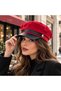 Women's Cap Hat, Vintage Model with Brim, Stylish Casual Autumn Winter Hat - 3