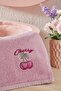 Sweet Cherry Embroidered Hand and Face Towel 50X90 cm - 2