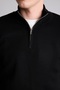 Standard Fit Regular Cut High Collar Half Zipper Basic Plain Knitwear Sweater A5184Ax26Au - 4