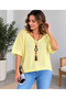 Mercerized Blouse with Collar Standard Size Fits Sizes 38 44, Has a Flexible Structure - 2