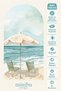 Sea Landscape Beach Bohemian Arch Boho Arch Modern Wall Sticker Mnb-94 - 3