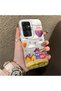 Samsung Galaxy S22 Ultra Compatible Silicone Edge Hard Back Case Balloon Patterned Lover Couple Phone Case - 3