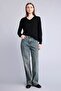 Ultra Soft Relax Fit V-Neck Black Sweater C4024Ax26Wn - 2