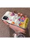 iPhone 12 Compatible Silicone Edge Hard Back Case Balloon Patterned Lover Couple Phone Case - 2