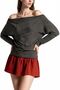 Busem Striped Degaje Collar Long Sleeve Blouse - 4