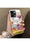 Oppo Reno 14 Pro 5g Compatible Silicone Edge Hard Back Case Balloon Pattern Couple Phone Case - 3