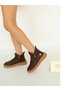 7012 Eren Shoes&Bag Genuine Leather Flat Heeled Daily Comfortable Orthopedic Insole Women's Ankle Boots Real Leather - 2