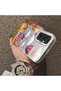 Samsung Galaxy M15 Compatible Silicone Edge Hard Back Case Balloon Patterned Lover Couple Phone Case - 4