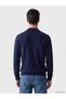 Ozmarka New Season Navy Blue Half Turtleneck Men's Knitwear Sweater - 3