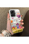 Redmi 13C Compatible Silicone Edge Hard Back Case Balloon Pattern Lover Couple Phone Case - 3