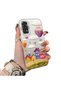 Redmi Note 11S Compatible Silicone Edge Hard Back Case Balloon Pattern Couple Phone Case