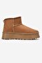 Women's Fur-Lined High-Sole Mini Boots - 2