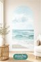 Sea Landscape Bohemian Arch Boho Arch Modern Wall Sticker Mnb-91