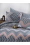 Poplin 100% Cotton Double Bedding Set Kordeli̇us - 2
