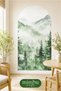 Forest and Mountain Landscape Bohemian Arch Boho Arch Modern Wall Sticker Mnb-83 - 2