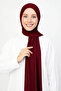 Ready-To-Wear Practical Combed Cotton Shawl Hijab with Stitching at the Neck - 2