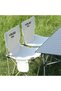Youqi Portable Foldable Camping Table & Chair Set, 190kg Heavy-Duty Outdoor Furniture with Stainless Steel Frame & 600D Oxford Fabric for Beach, Garden, Hiking, Picnic & Travel | Compact All-in-One Ge - 4