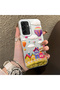 Samsung Galaxy A17 Compatible Silicone Edge Hard Back Case Balloon Patterned Lovers Couple Phone Case - 3