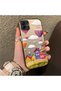 Samsung Galaxy A04 Compatible Silicone Edge Hard Back Case Balloon Patterned Lovers Couple Phone Case - 3