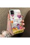 Samsung Galaxy A04 Compatible Silicone Edge Hard Back Case Balloon Patterned Lovers Couple Phone Case - 3