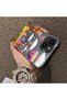 iPhone 13 Compatible Silicone Edge Hard Back Case Balloon Patterned Lover Couple Phone Case - 4