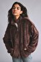 Loose Fit Half-Zip Fleece Cardigan H7859Ax26Wn