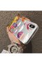 حافظة هاتف متوافقة مع iPhone XS Max مصنوعة من السيليكون ذات حافة صلبة وخلفية صلبة بنمط بالون للزوجين - 4