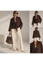 Women's Lace Detailed Suede Jacket Mta26K1107 - 6