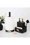 Leaf Two Liquid Sponge Holder Black Gold - 3