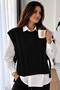 Land Tie Women's Sweater with Knitting Detail