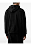 M Tnf Essential Simple Dome Relaxed Hood Men's Black Sweatshirt - 5