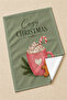 Cozy Cocoa Pink Plaid Hot Chocolate Cookies and Pink Plaid Christmas 2-Piece Kitchen Towel Set 35X55 - 5