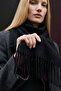 Extra Soft Textured Women's Scarf/ Shawl with Tassel Detail - 2
