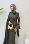Dabıl Güllü Evening Dress Khaki