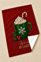 Tartan Cocoa Club Hot Chocolate Red Green Plaid Christmas Patterned 2-Piece Kitchen Towel Set 35X55 - 5