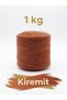1 kg Cotton Hand Knitting Yarn Runner Yarn - Amigurumi Cotton Yarn Punch Yarn Motif Brick Color