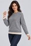 Women's Skirt Patterned Knitwear Sweater - 4