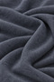 Women's Gray Blue Oversized Soft Textured Tasseled Winter Shawl Scarf – Wide Shoulder Shawl - 4