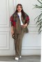 Zippered Jacket with Velvet Detail on the Collar - 4