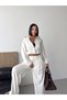 Hooded Zippered Sweatshirt and Wide-Legged Pants Two-Piece Set